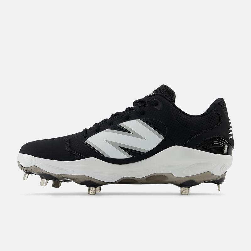 New Balance Men's Fresh Foam X 3000 v7 Synthetic Metal Baseball Cleats - Black - L3000SK7