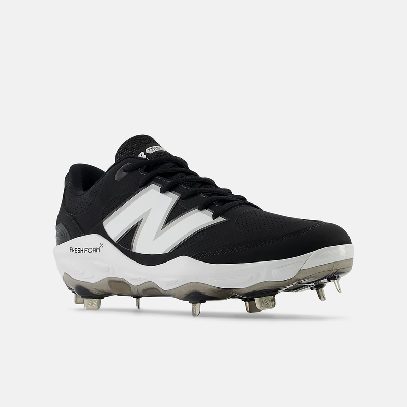 New Balance Men's Fresh Foam X 3000 v7 Synthetic Metal Baseball Cleats - Black - L3000SK7