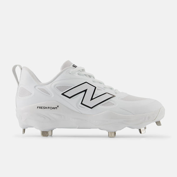 New Balance Women's Fresh Foam X Velo v4 Metal Fastpitch Softball Cleats - White SMVELOW4