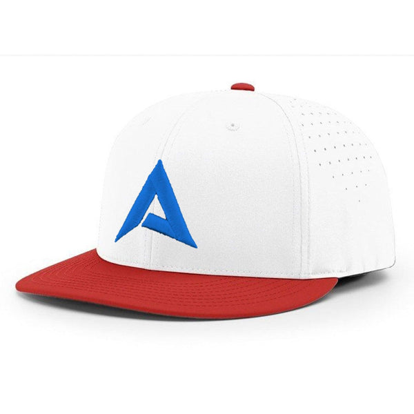Anarchy CA i8503 Performance Hat - New Logo - White/Red/Royal - Smash It Sports