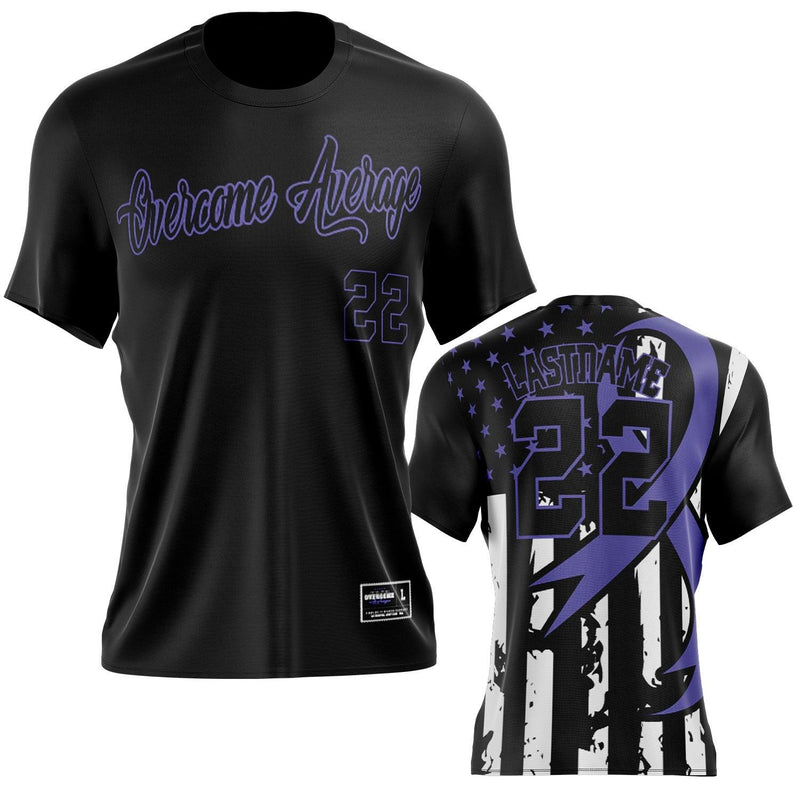 Pancreatic Cancer Awareness - Short Sleeve Jersey (Customized Buy-In) - Smash It Sports