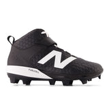 New Balance Men's FuelCell 4040 V8 Mid-Molded Baseball Cleats - Black / Optic White - PM4040K8