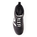 New Balance Men's FuelCell 4040 V8 Mid-Molded Baseball Cleats - Black / Optic White - PM4040K8