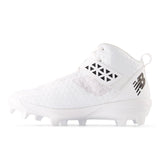 New Balance Men's FuelCell 4040 V8 Mid-Molded Baseball Cleats - White / Raincloud - PM4040W8