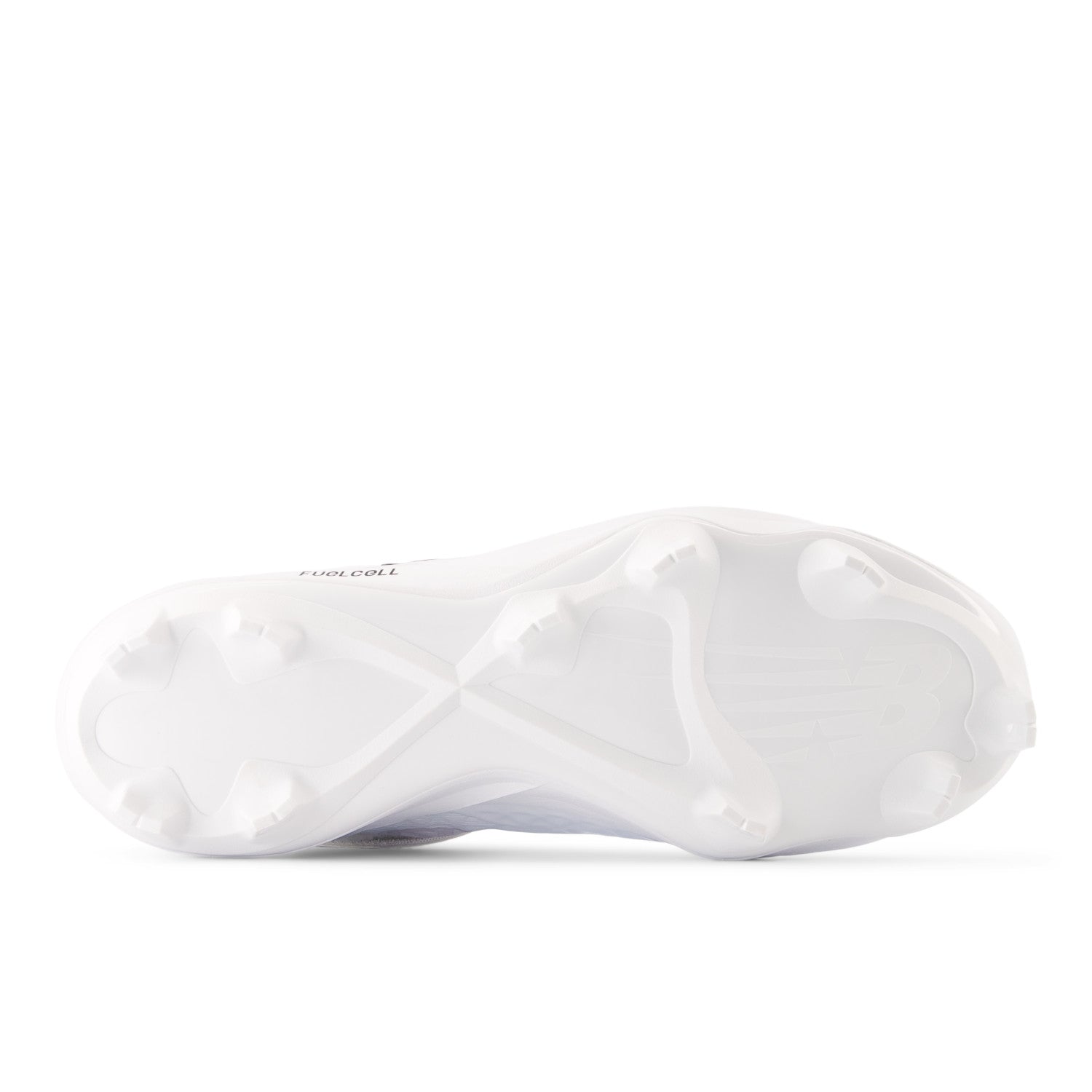 New Balance Men's FuelCell 4040 V8 Mid-Molded Baseball Cleats - White / Raincloud - PM4040W8