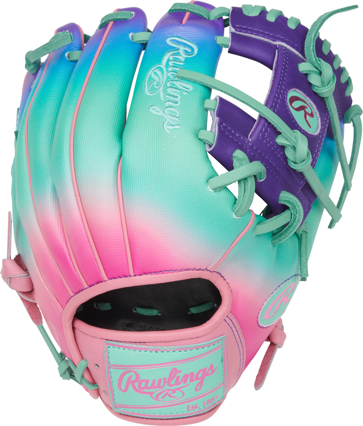 Rawlings Heart of the Hide Fun Burst 11.5" Baseball Fielding Glove - PROR204-2PUP