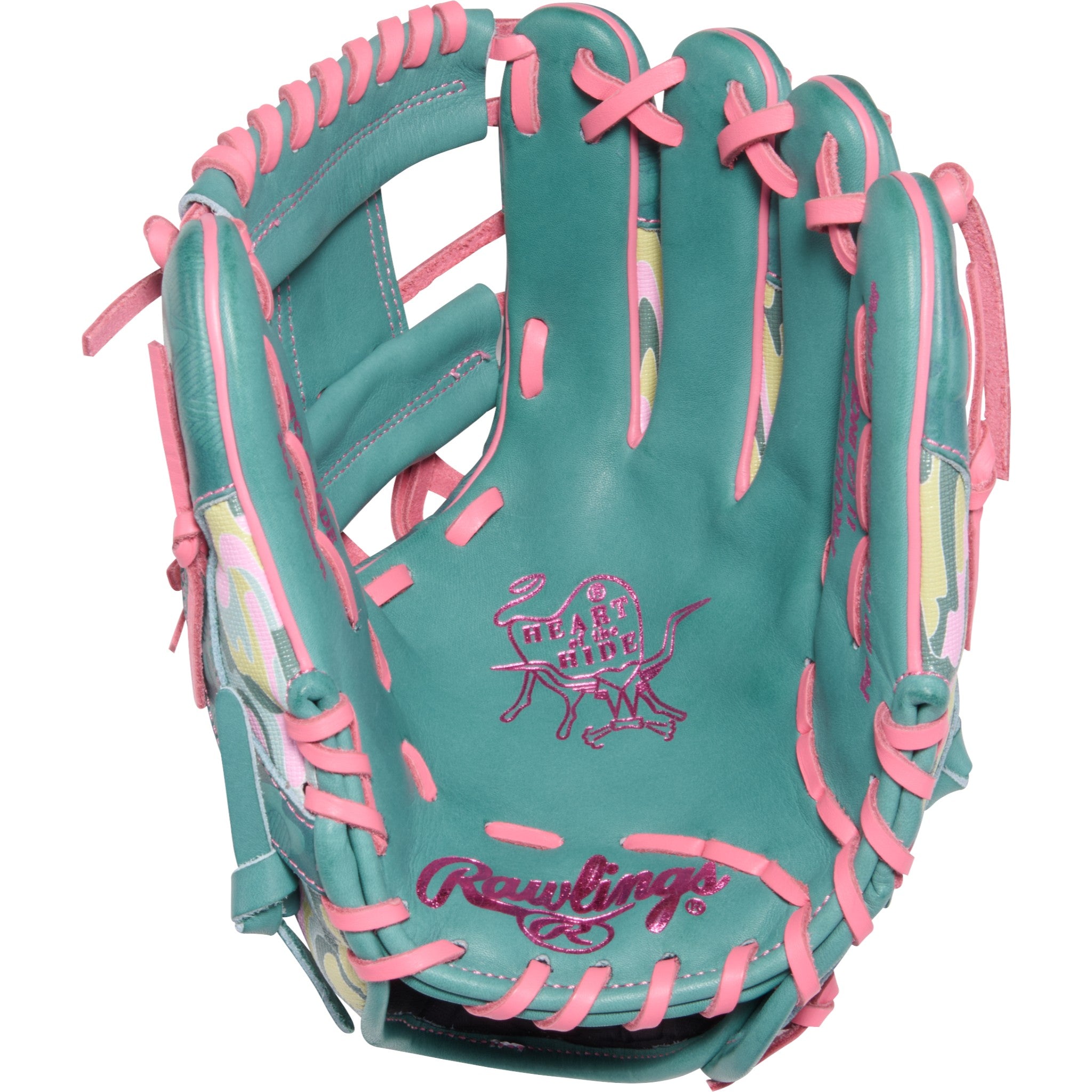 Rawlings Heart of the Hide ColorSync 10 Teal Camo 11.5