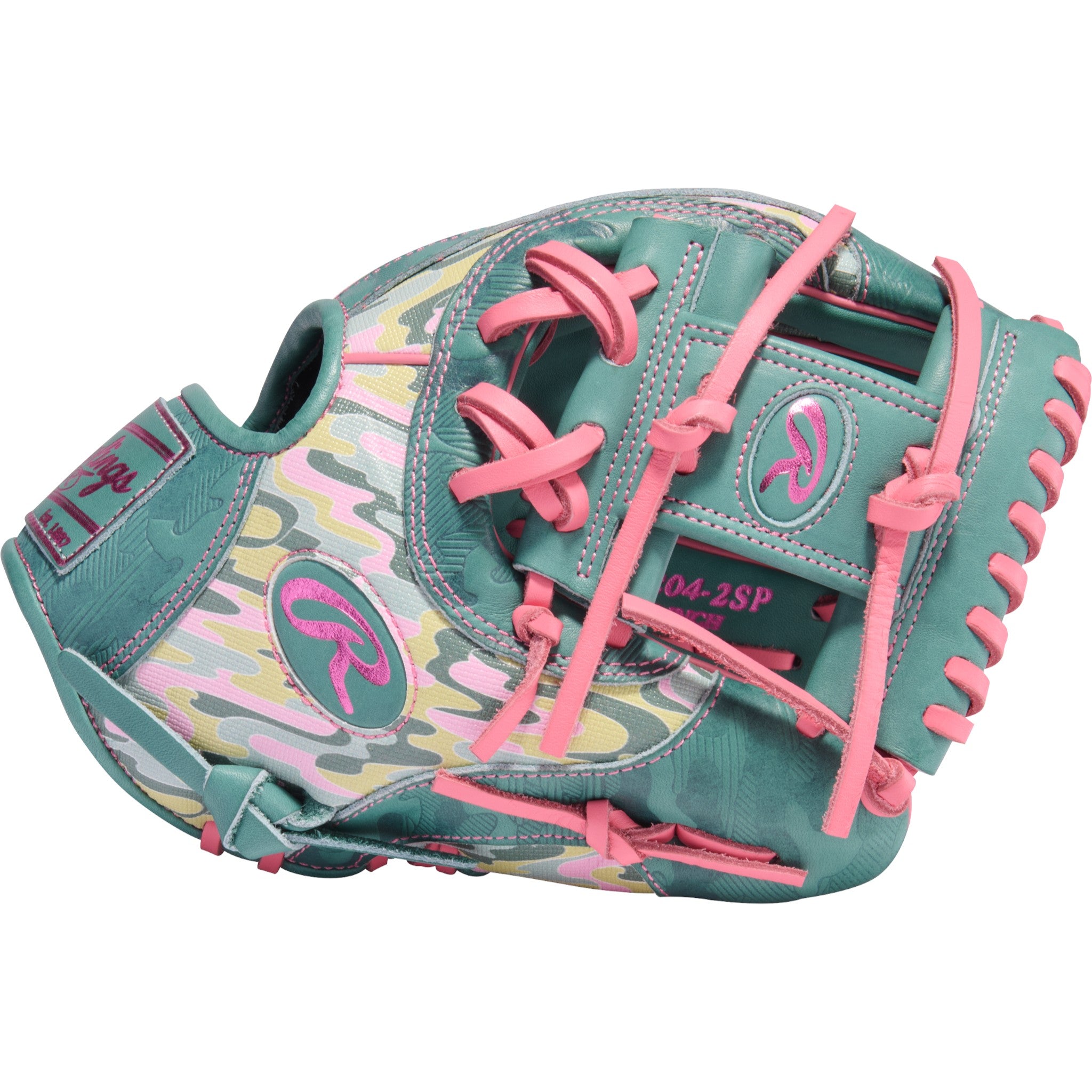 Rawlings Heart of the Hide ColorSync 10 Teal Camo 11.5
