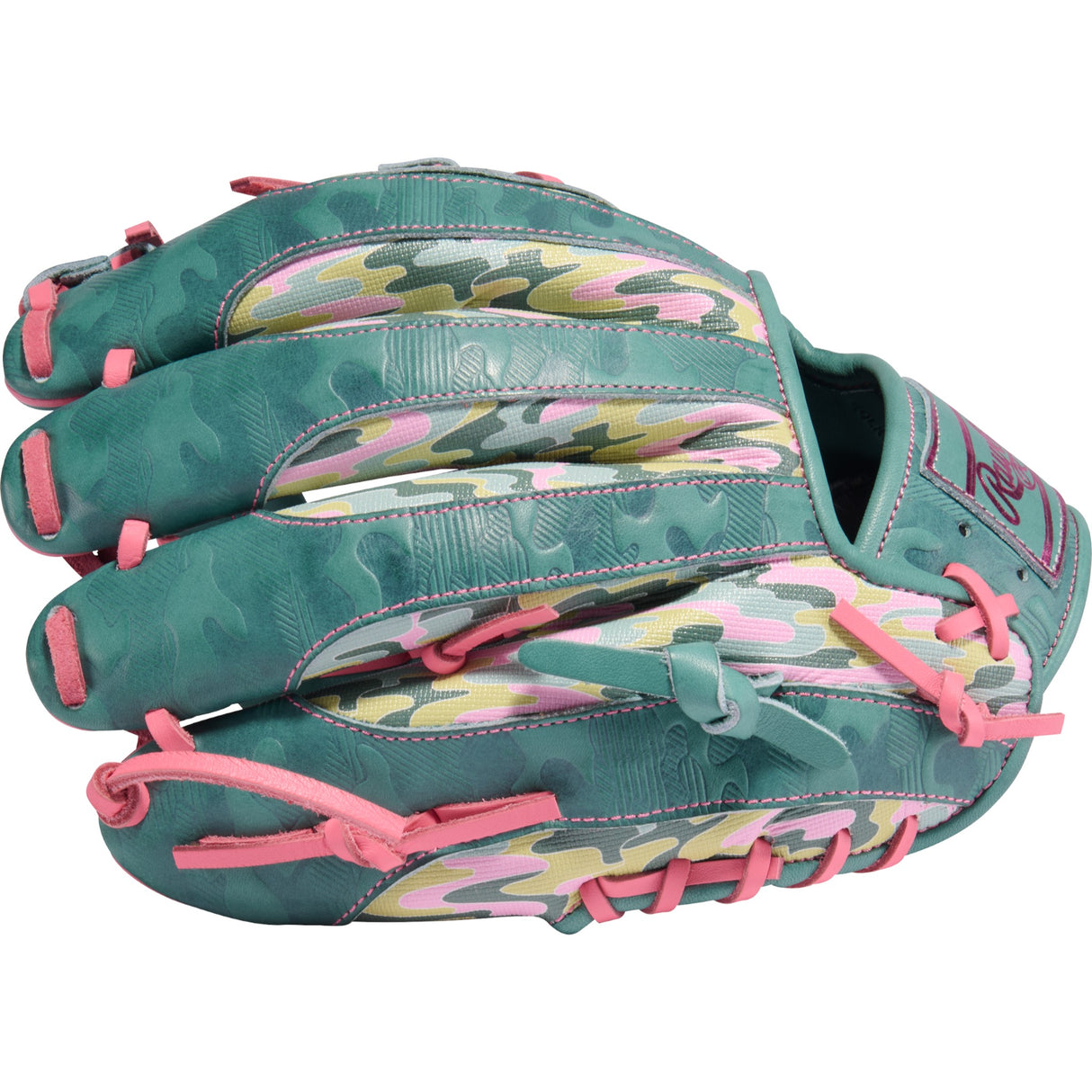 Rawlings Heart of the Hide ColorSync 10 Teal Camo 11.5" Baseball Fielding Glove - PROR204-2SP