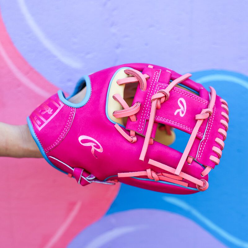 Rawlings Heart of the Hide ColorSync 10 Woodgrain Pink 11.5