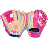 Rawlings Heart of the Hide ColorSync 10 Woodgrain Pink 11.5" Baseball Fielding Glove - PROR2174-2CBE