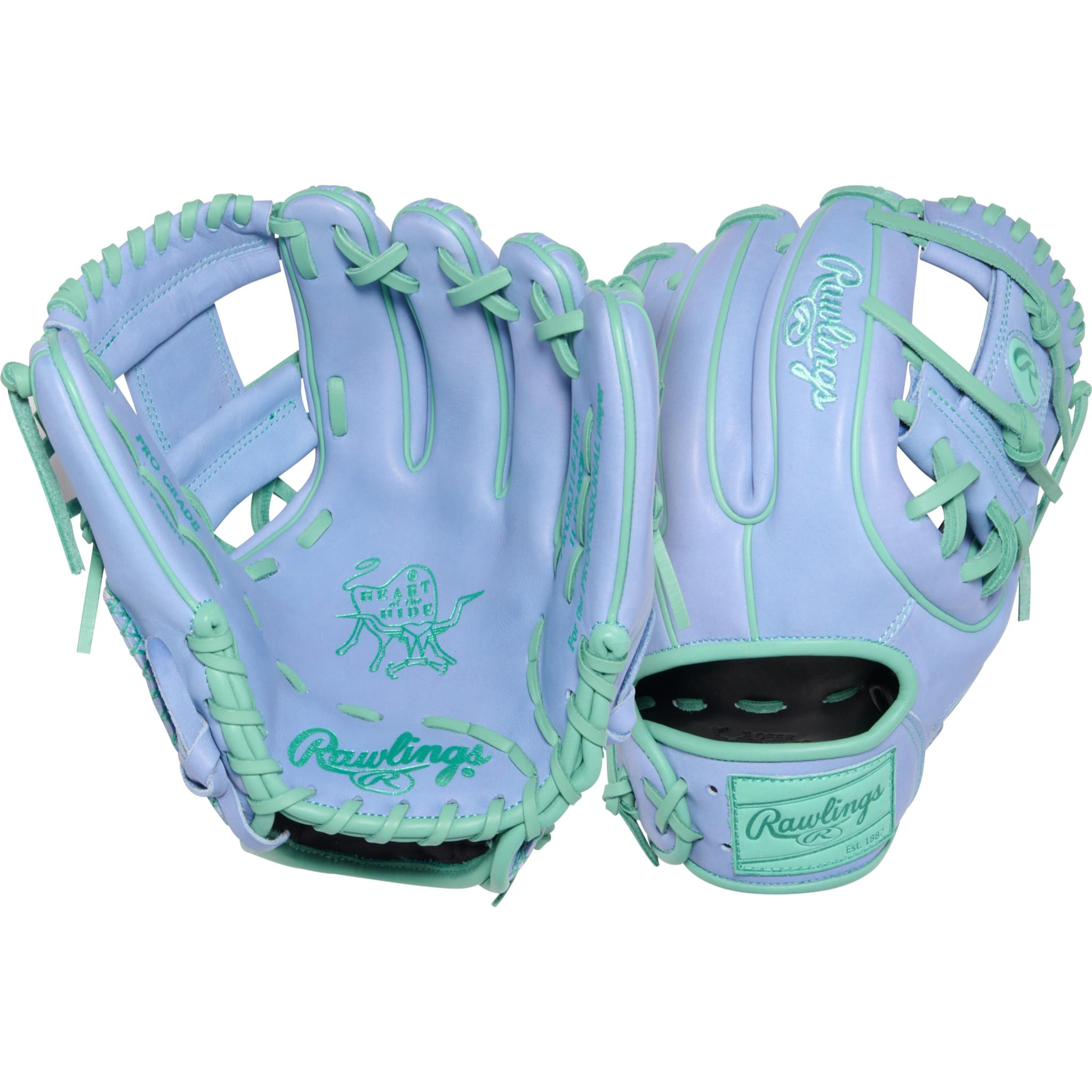 Rawlings Heart of the Hide ColorSync 10 Periwinkle Mint 11.5
