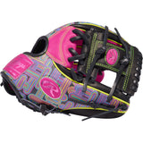 Rawlings Heart of the Hide ColorSync 10 Berry 11.5" Baseball Fielding Glove - PROR934-2BEB