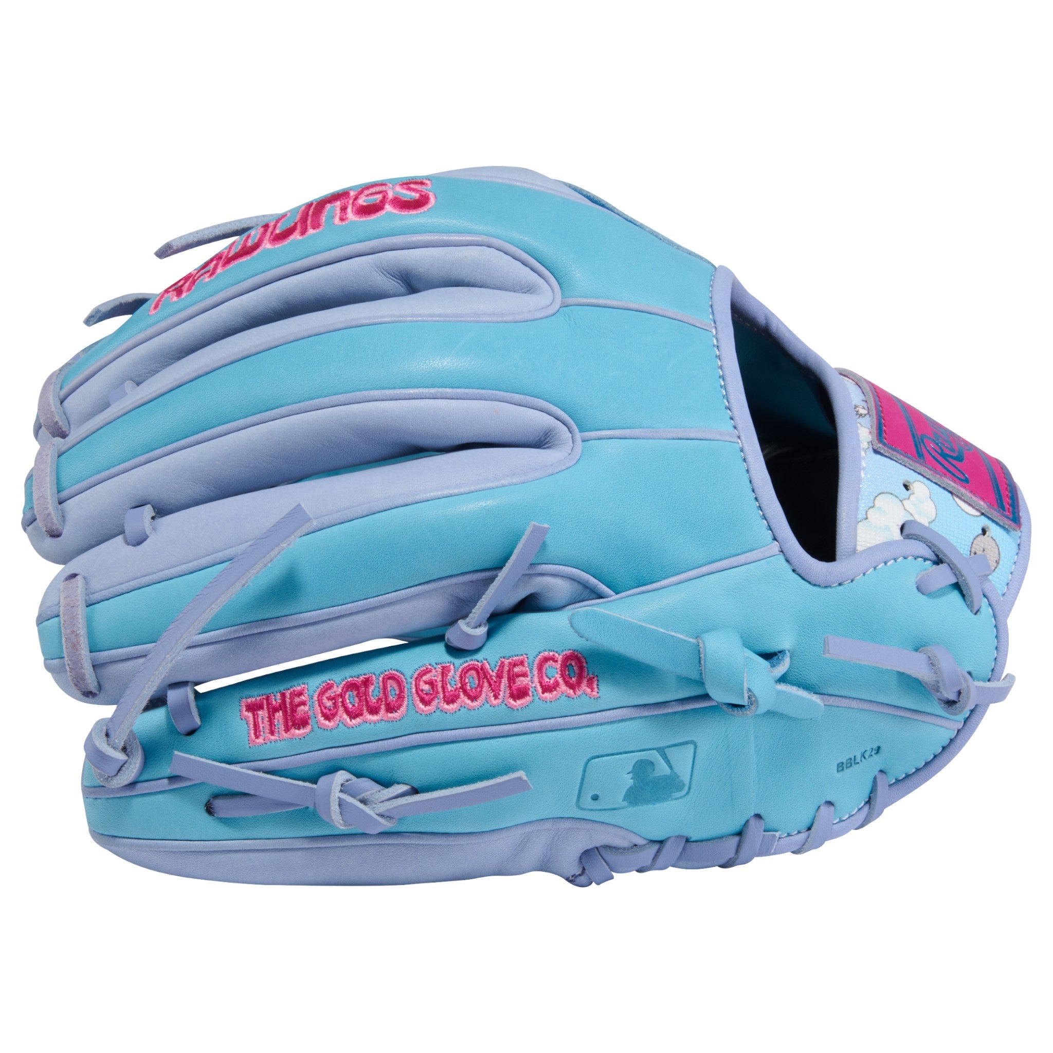 Rawlings Icon Fest Heart of the Hide Columbia Blue/Periwinkle 11.5