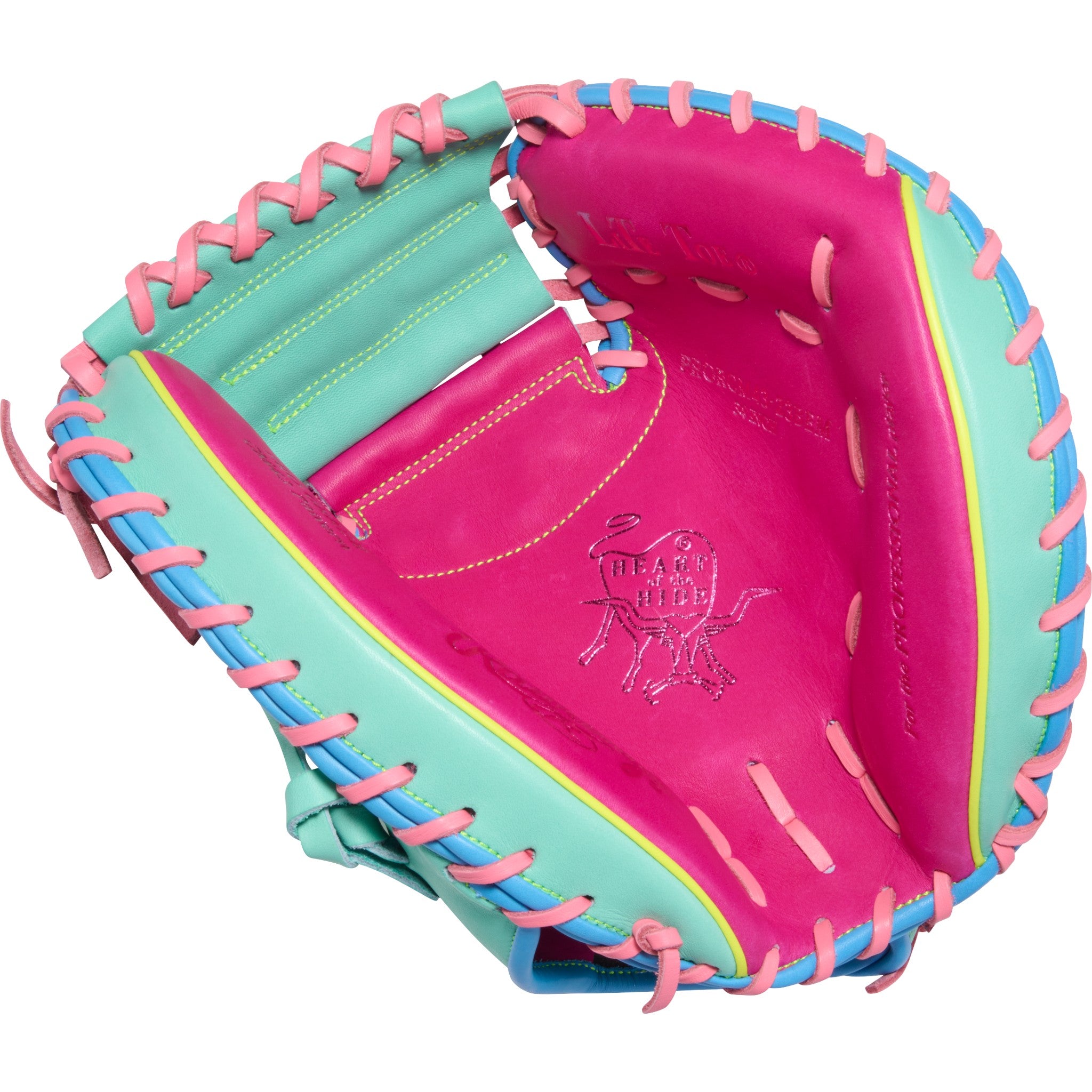 Rawlings Heart of the Hide ColorSync 10 Pink Teal 34