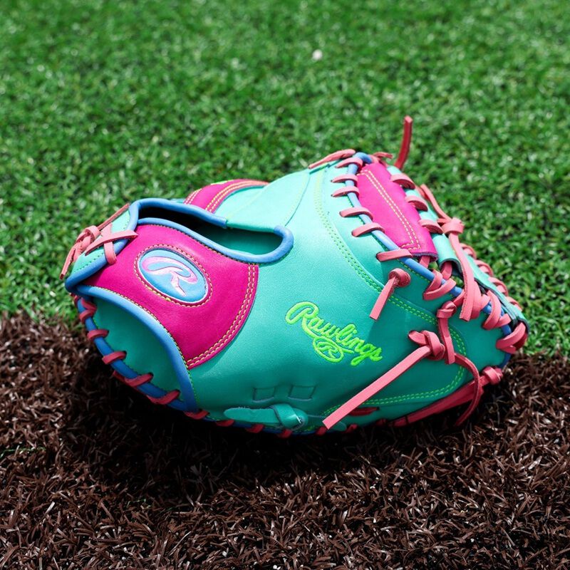 Rawlings Heart of the Hide ColorSync 10 Pink Teal 34