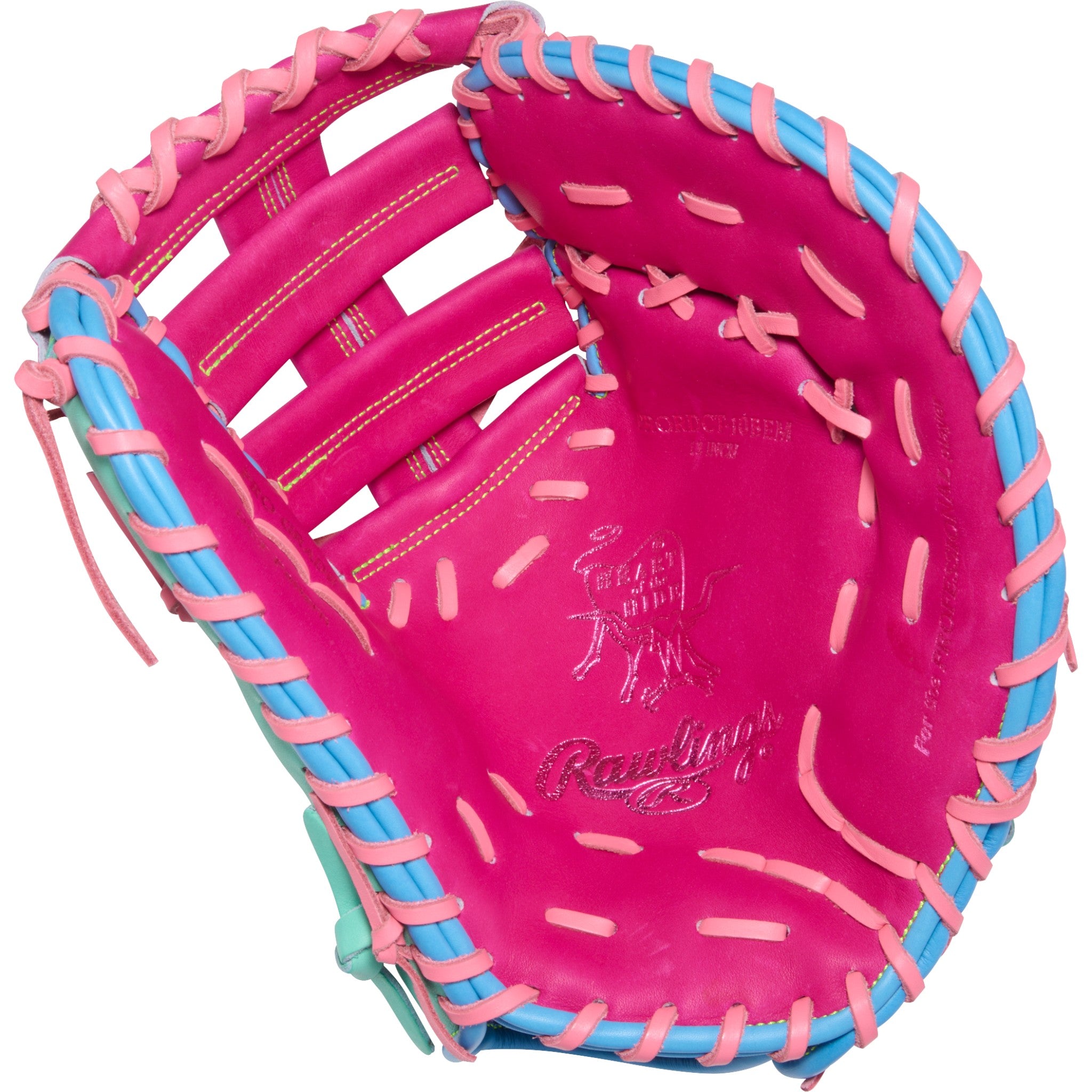 Rawlings Heart of the Hide ColorSync 10 Pink Teal 13