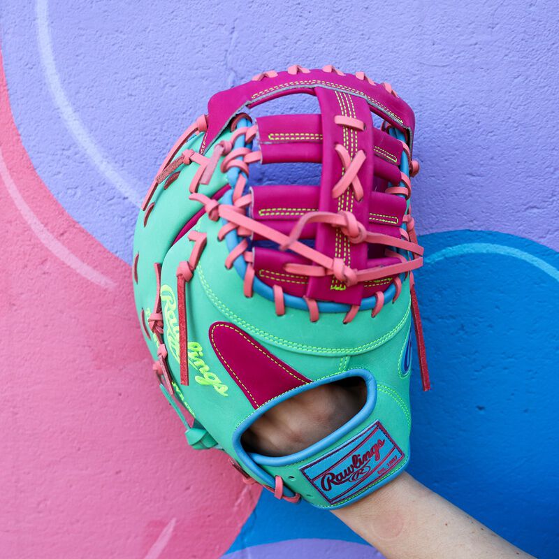Rawlings Heart of the Hide ColorSync 10 Pink Teal 13