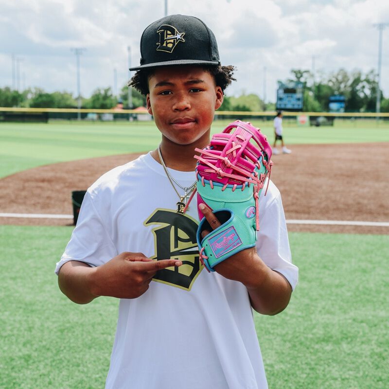 Rawlings Heart of the Hide ColorSync 10 Pink Teal 13