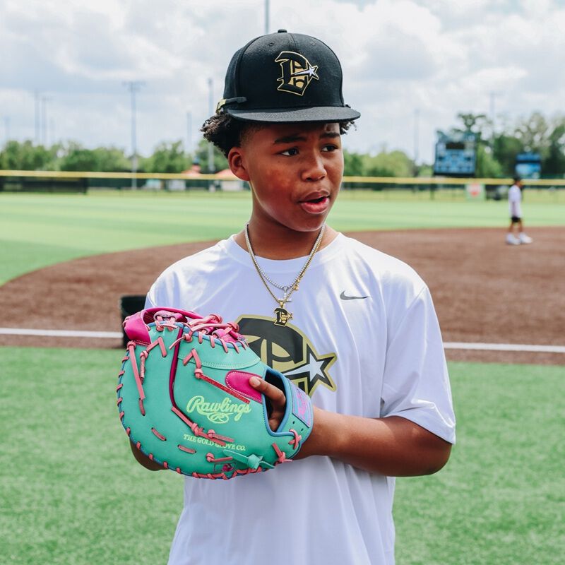 Rawlings Heart of the Hide ColorSync 10 Pink Teal 13