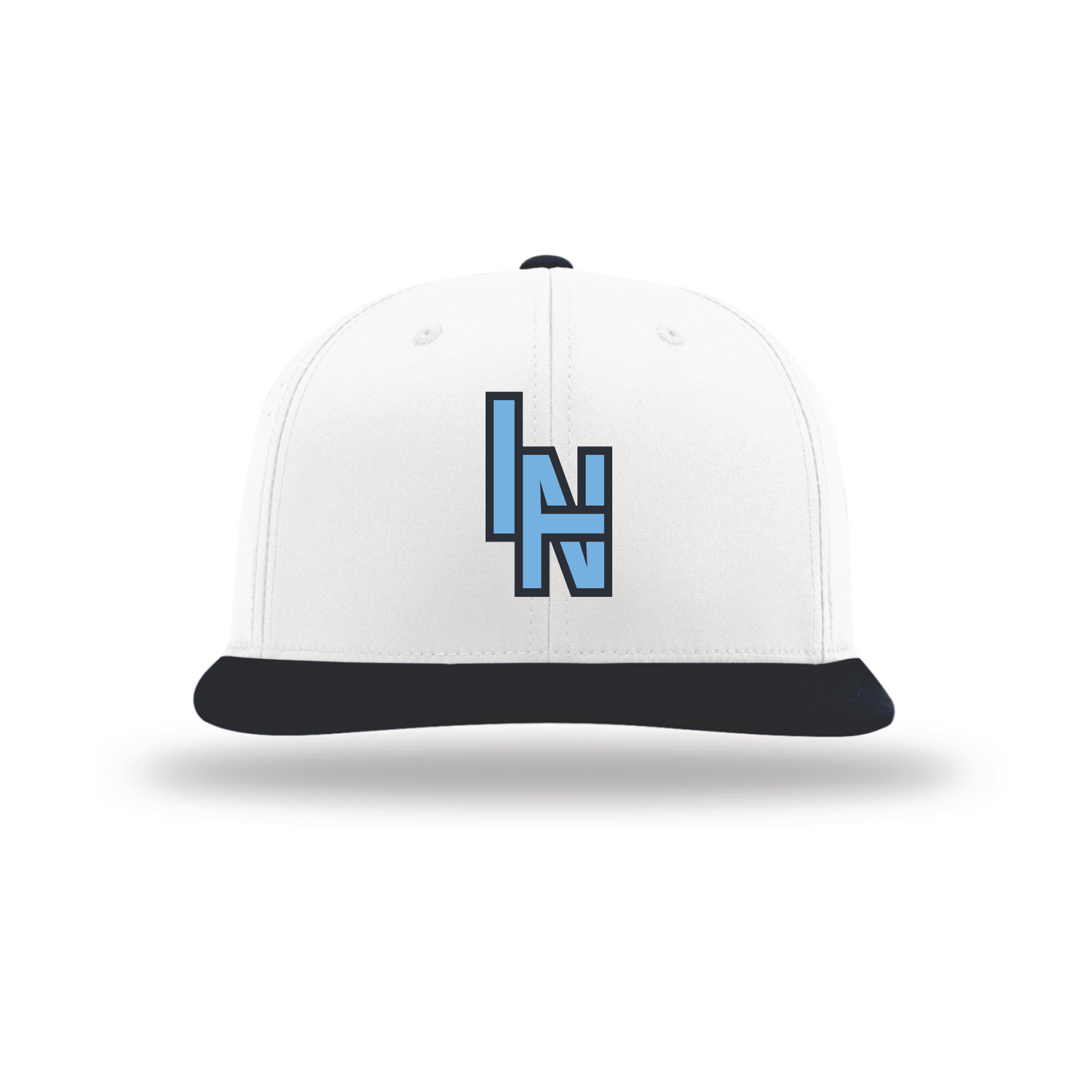 League Night Heroes Fitted Hat - PTS30 (White/Navy)