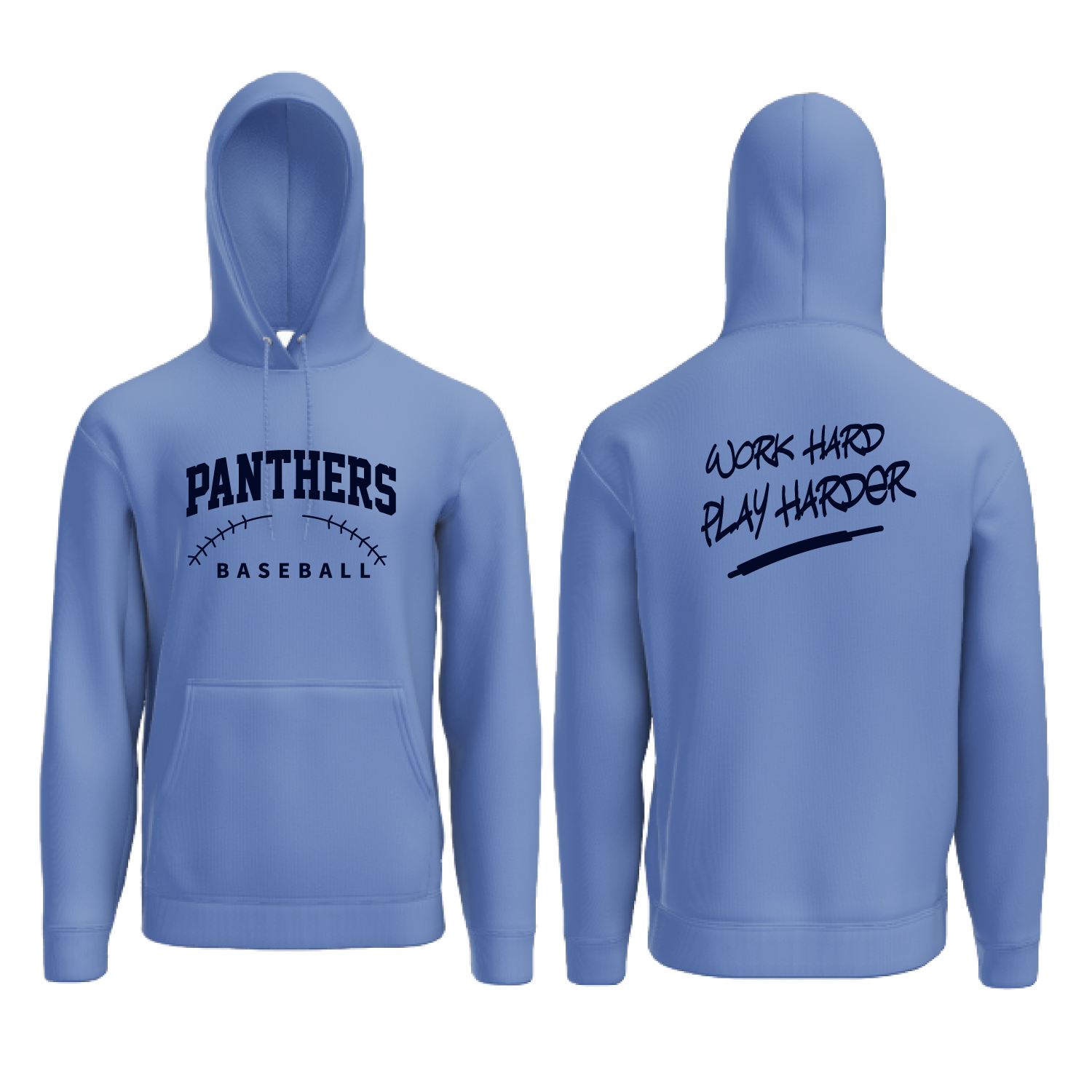 Pittsford Panthers Baseball Core Fleece Hoodie (Multiple Designs)