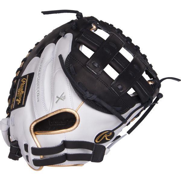 Rawlings Liberty Color Series 33" RHT Fastpitch Catcher's Mitt/Glove RLACM33FPWBG - Smash It Sports