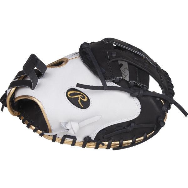 Rawlings Liberty Color Series 33" RHT Fastpitch Catcher's Mitt/Glove RLACM33FPWBG - Smash It Sports