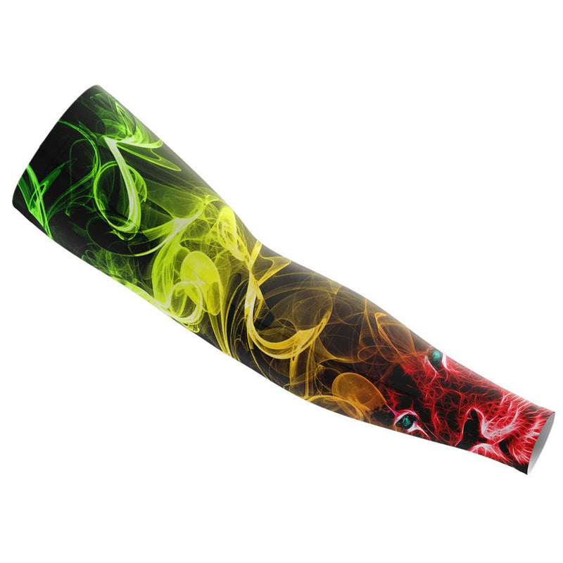 Rasta Lion Arm Sleeve - Smash It Sports