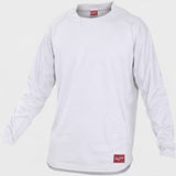 Rawlings Dugout Youth Fleece Pullover (White) YUDFP3