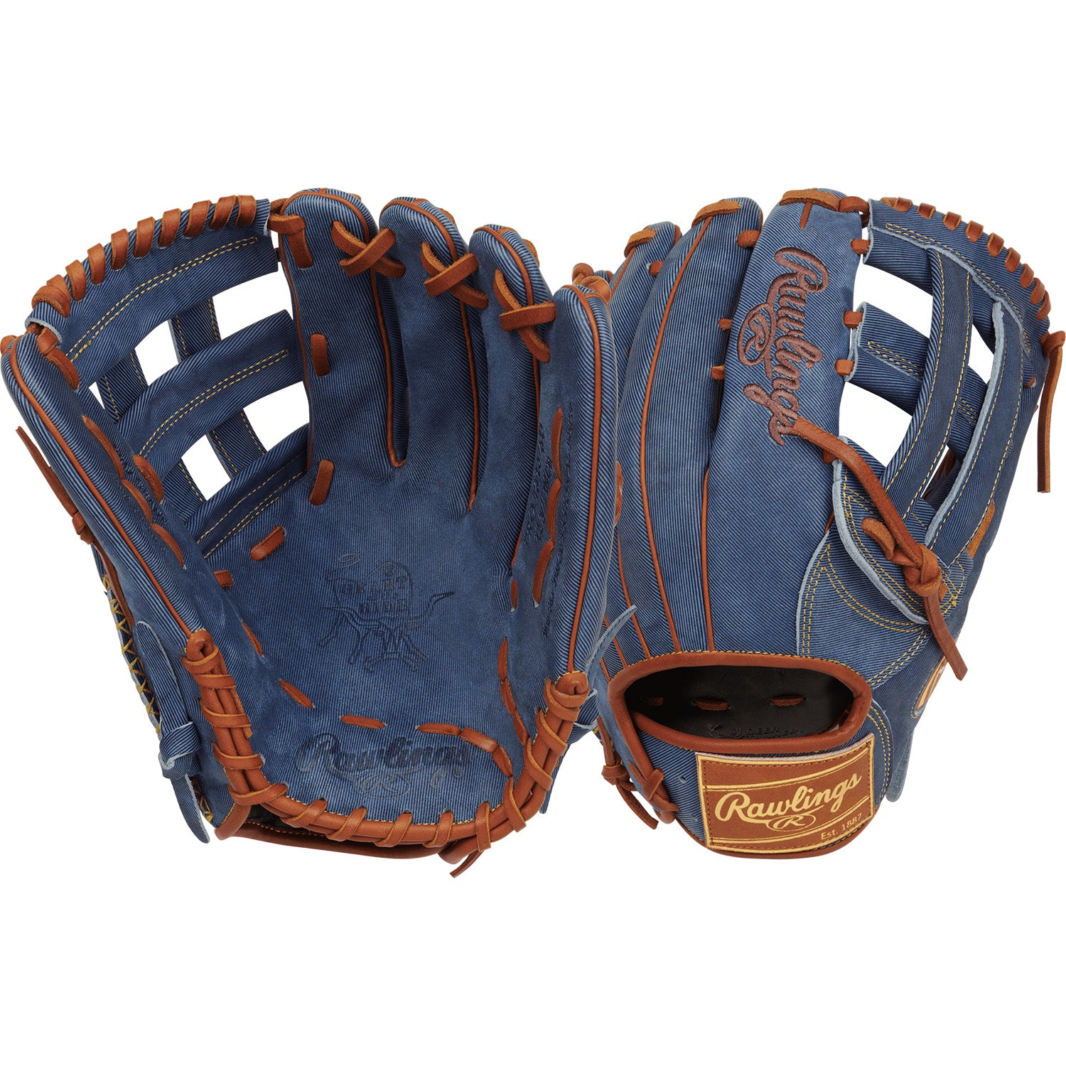 Rawlings Heart of the Hide Pro Label Denim Edition 12.75