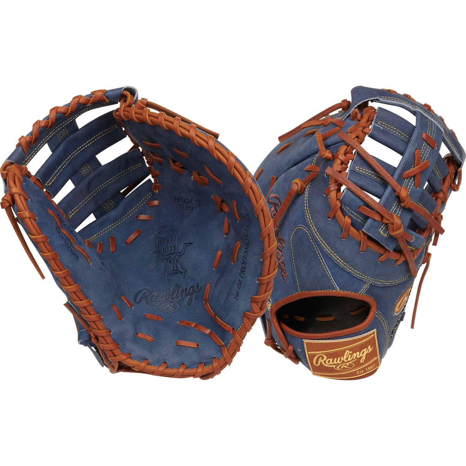 Rawlings Heart of the Hide Pro Label Denim Edition 13