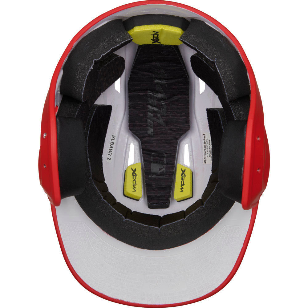 Rawlings Mach Carbon Baseball Batting Helmet (Multiple Colors)