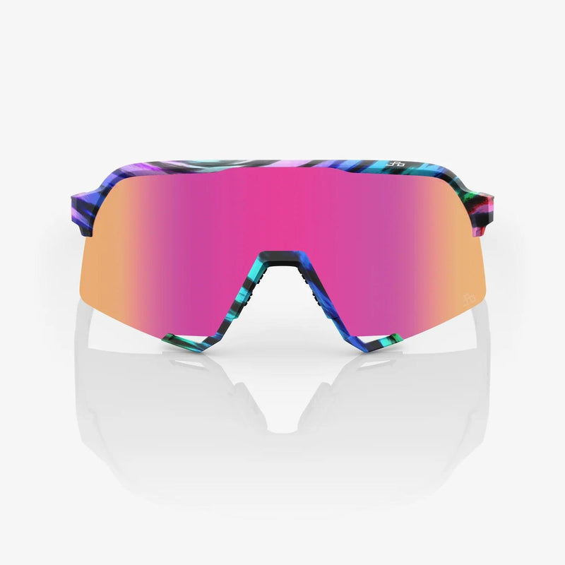 100% S3 - Peter Sagan LE Soft Tact Tie Dye Purple Multilayer Mirror Lens - Smash It Sports