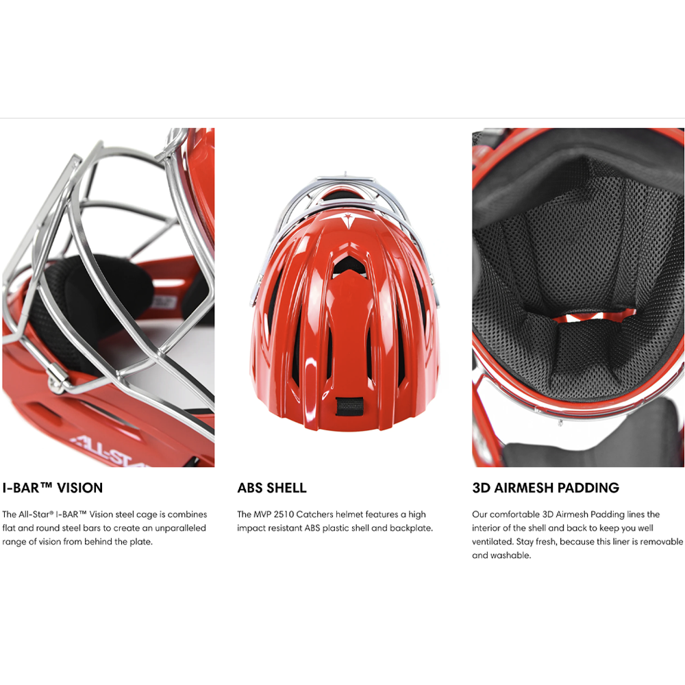 All Star S7 Axis Age 9-12 NOCSAE Certified Catchers Set - Two Tone Colors - Smash It Sports