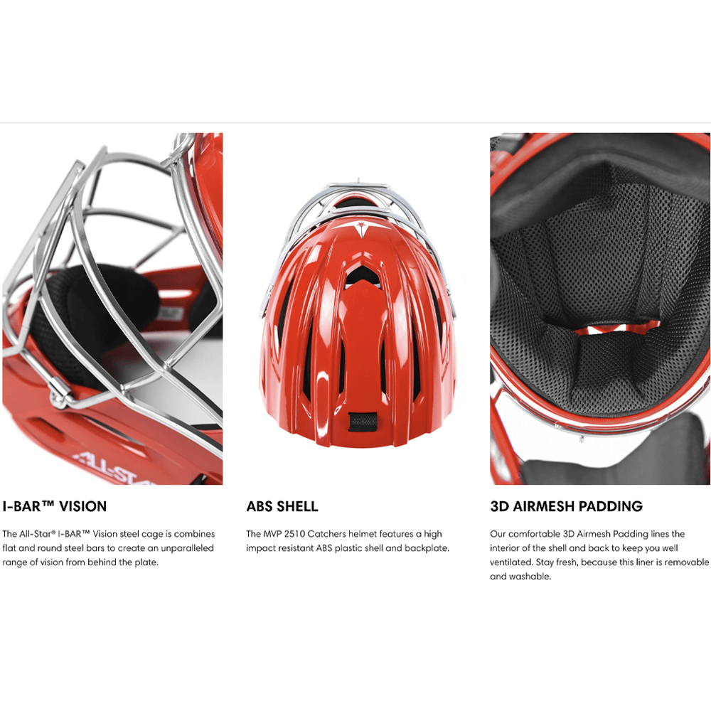 All Star S7 Axis Age 9-12 NOCSAE Certified Catchers Set - Two Tone Colors - Smash It Sports