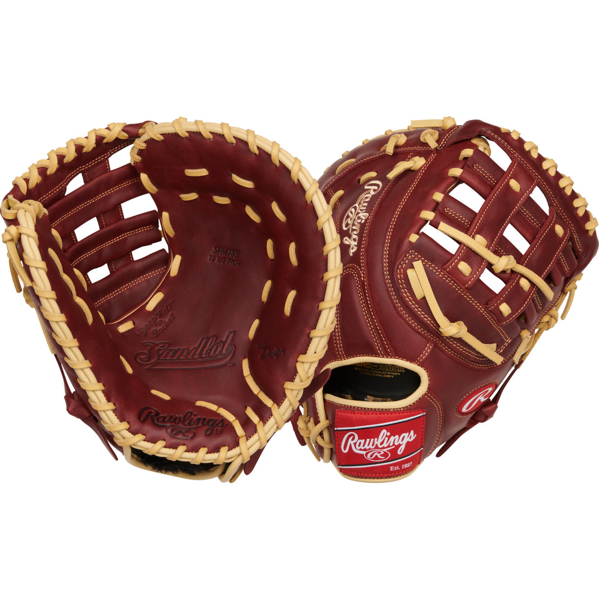 Rawlings Sandlot Series 12.5" Baseball First Base Mitt/Glove