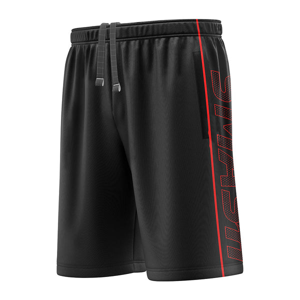 SIS Microfiber Shorts (Black/Red)