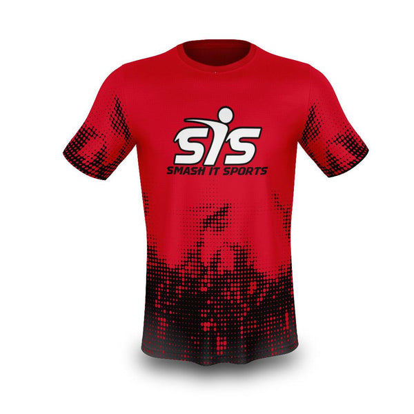 Smash It Sports Red Dots Short Sleeve Shirt - Smash It Sports
