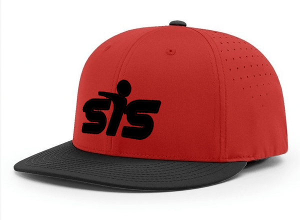 Smash It Sports CA i8503 Performance Hat - Red/Black/Black - Smash It Sports