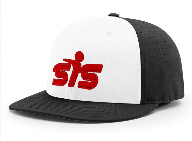 Smash It Sports CA i8503 Performance Hat - White/Black/Red - Smash It Sports