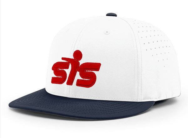 Smash It Sports CA i8503 Performance Hat - White/Navy/Red - Smash It Sports