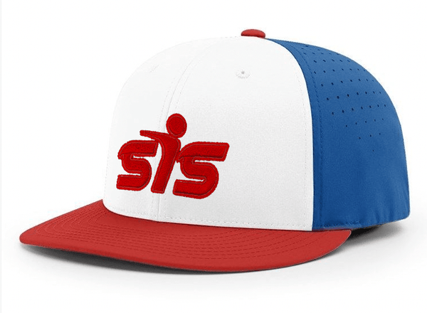 Smash It Sports CA i8503 Performance Hat - White/Royal/Red - Smash It Sports