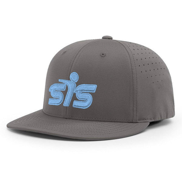 Smash It Sports CA i8503 Performance Hat - New Logo - Charcoal/Carolina - Smash It Sports