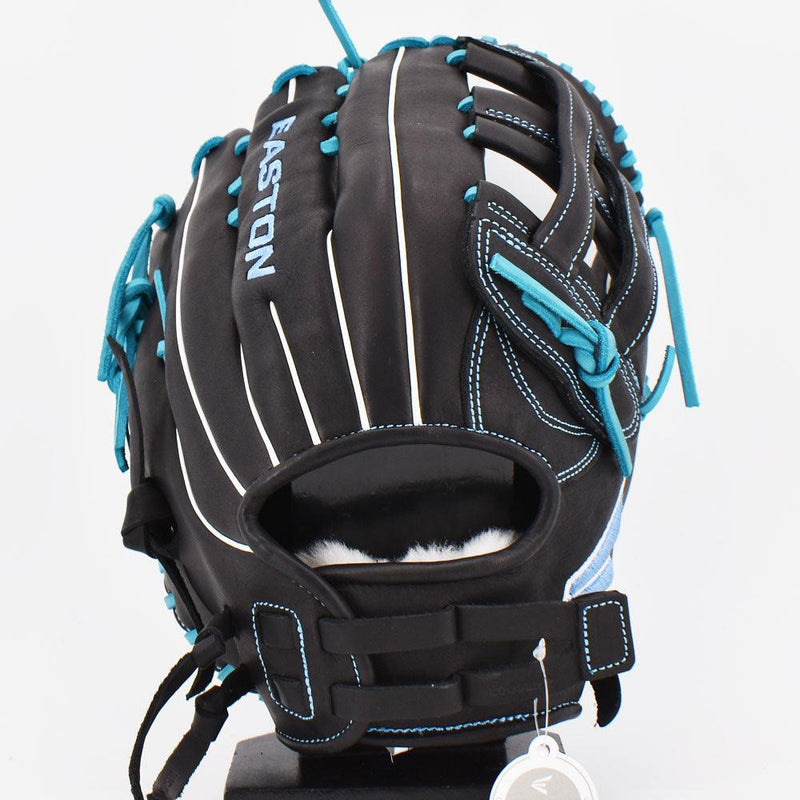 Easton Small Batch No. 61 Slowpitch Glove Black/Columbia Blue - Smash It Sports