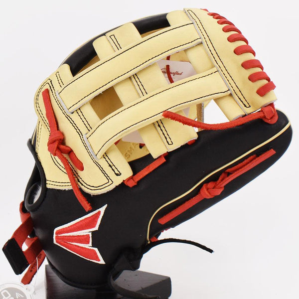 Easton Small Batch No. 57 Slowpitch Glove Camel/Black/Red - Smash It Sports