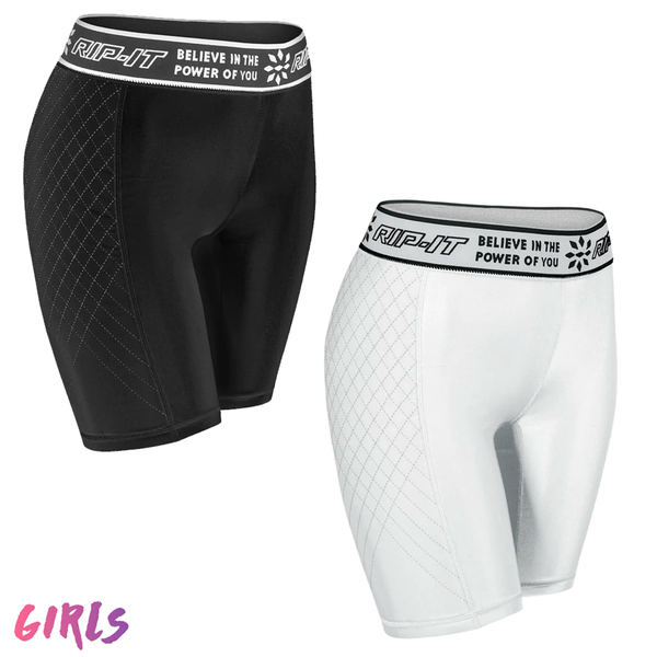 Rip-It Sports Period Protection Softball Pro Sliding Shorts - Girls