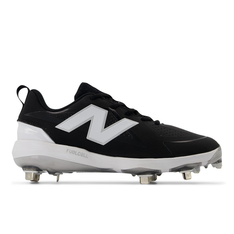New Balance Women's FuelCell FUSE v5 Metal Fastpitch Softball Cleats - Black / Optic White - SMFUSEK5