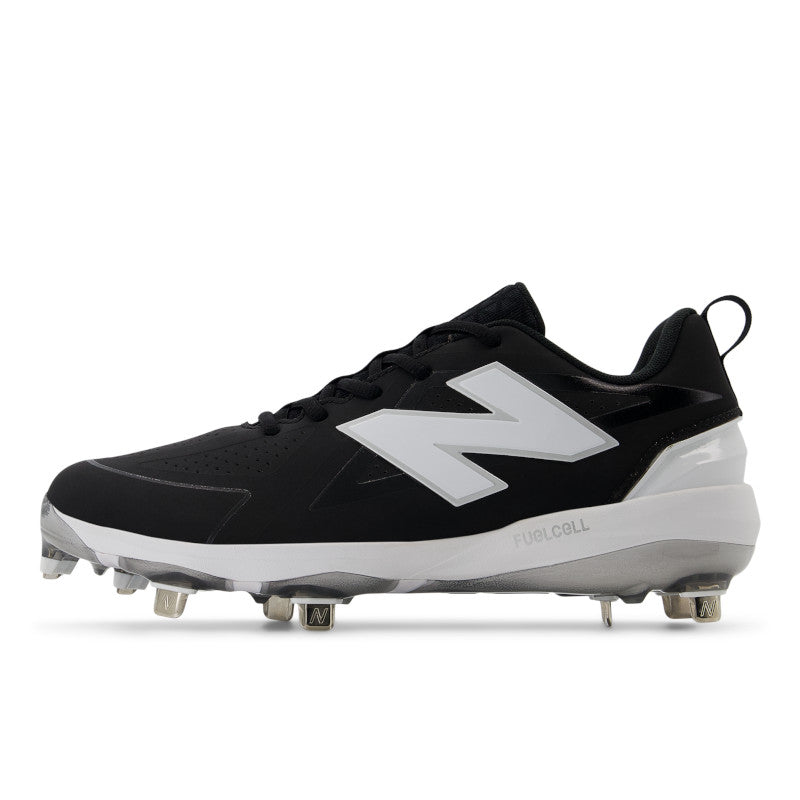 New Balance Women's FuelCell FUSE v5 Metal Fastpitch Softball Cleats - Black / Optic White - SMFUSEK5