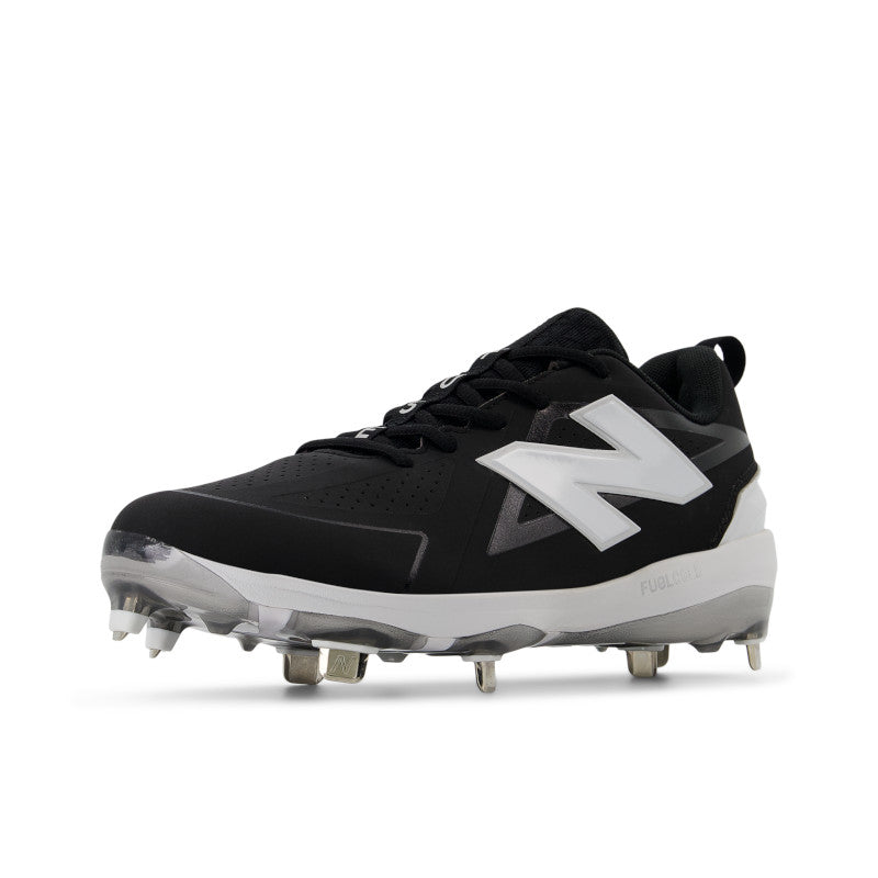 New Balance Women's FuelCell FUSE v5 Metal Fastpitch Softball Cleats - Black / Optic White - SMFUSEK5